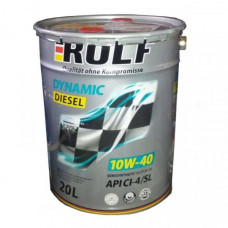 Масло моторное Rolf dynamic 10w40 sj/cf 20 литров (полусинтетика)