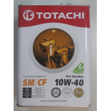 Totachi Eco Gasoline Semi-Synthetic Motor Oil 10w40 SM/CF 4 литра (полусинтетика)
