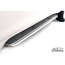 Защита штатного порога Arbori d42 TOYOTA LAND CRUISER PRADO J150 2014-