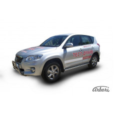 Защита штатных порогов Arbori d57 труба TOYOTA RAV-4 2010-2012
