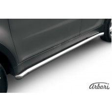 Защита штатных порогов Arbori d57 с гибами SSANGYONG Actyon 2011-