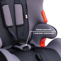 Детское автомобильное кресло SIGER "Космо" серый, 1-12 лет, 9-36 кг, группа 1/2/3