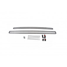 Сетка на бампер внешняя для SUBARU Forester 2,0i-L, Active Edition, 2,5i-L 2013->, 2 шт., черн., 15 мм