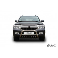 Защита передняя Arbori d76 низкая с защитой картера TOYOTA LAND CRUISER 200 2007-2012