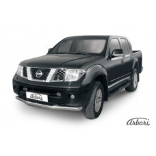 Защита переднего бампера Arbori d76 NISSAN NAVARA 2005-2010