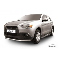 Защита переднего бампера Arbori d57 MITSUBISHI ASX 2010-2012