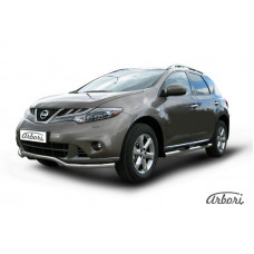 Защита переднего бампера Arbori d57 "волна" NISSAN MURANO 2011-