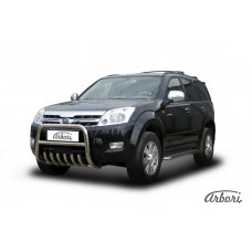 Защита передняя низкая Arbori d57 с защитой картера GREAT WALL HOVER 2008-2011