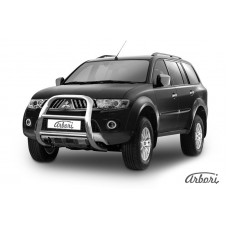 Защита передняя Arbori d57 высокая MITSUBISHI PAJERO SPORT 1996-2010