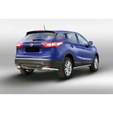 Защита задняя уголки d60,Nissan Qashqai 2014-, NQSH.76.5082