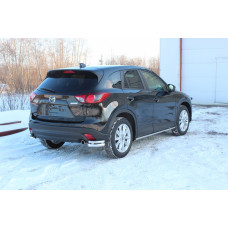 Защита задняя уголки d60/42 двойная Mazda CX-5 2012-, MCX5.76.1428