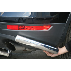 Защита заднего бампера "уголки" d 60 (компл 2шт.) "Volkswagen Touareg" 2010- , VWTG.76.1194